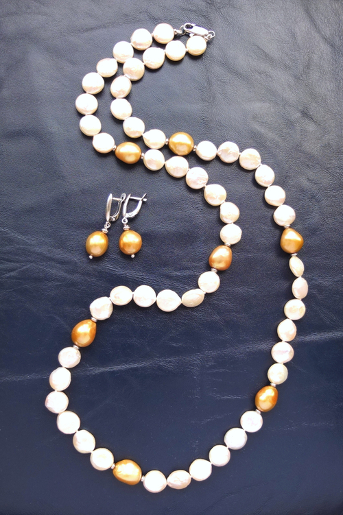 бусы из жемчуга (ж-0554)