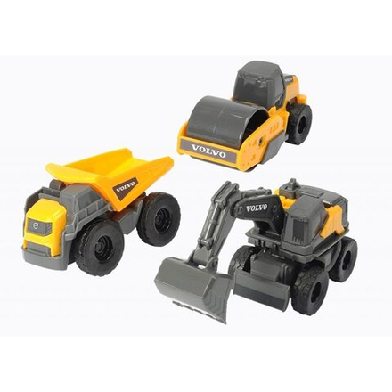 Dickie Construction - Volvo 3-Pak Construction Vehicles Каток, Самосвал, Экскаватор 3722009 B
