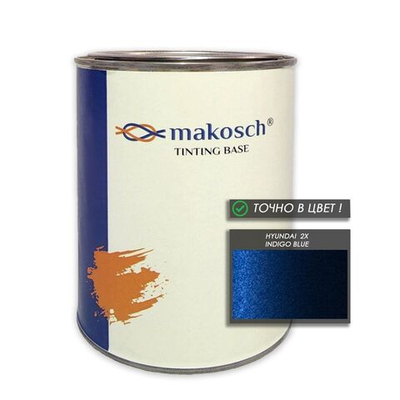 Автоэмаль makosch/HYUNDAI 2X, Базовая эмаль, синий, перламутр, 800мл.
