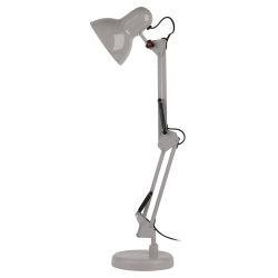 Настольный светильник ЭРА N-214-E27-40W-GY серый