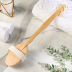 Массажная щетка из натуральной щетины со съемной ручкой