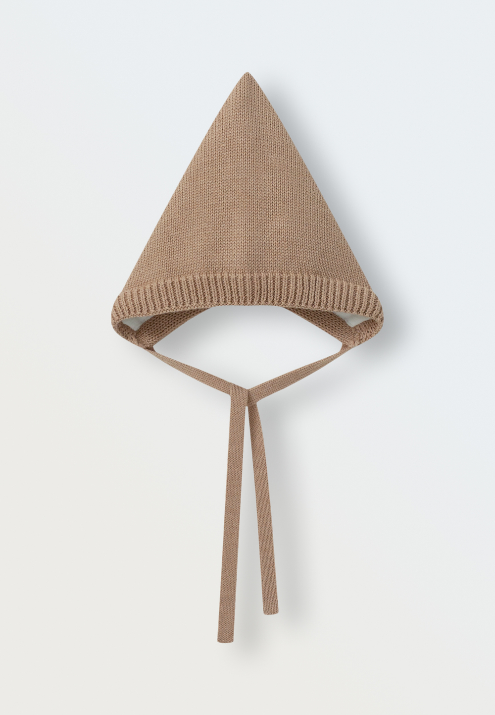 Чепчик вязанный бронза