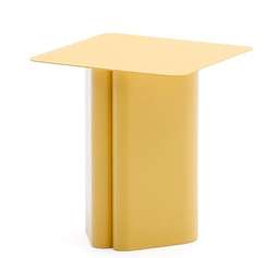 Журнальный столик Arvin 42x42х45 см, желтый металл