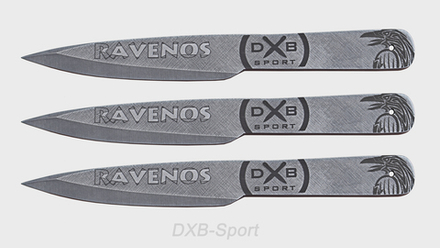 Throwing knives set «Ravenos» (3 knives)