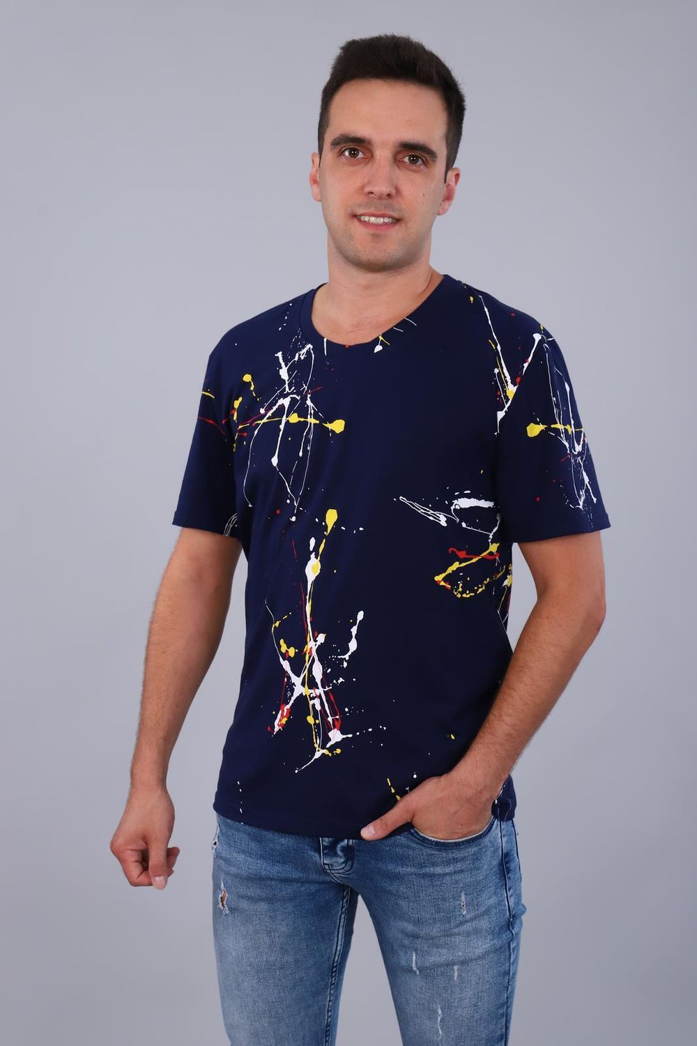 Ланч - футболка синий Iv-capriz (Акция)