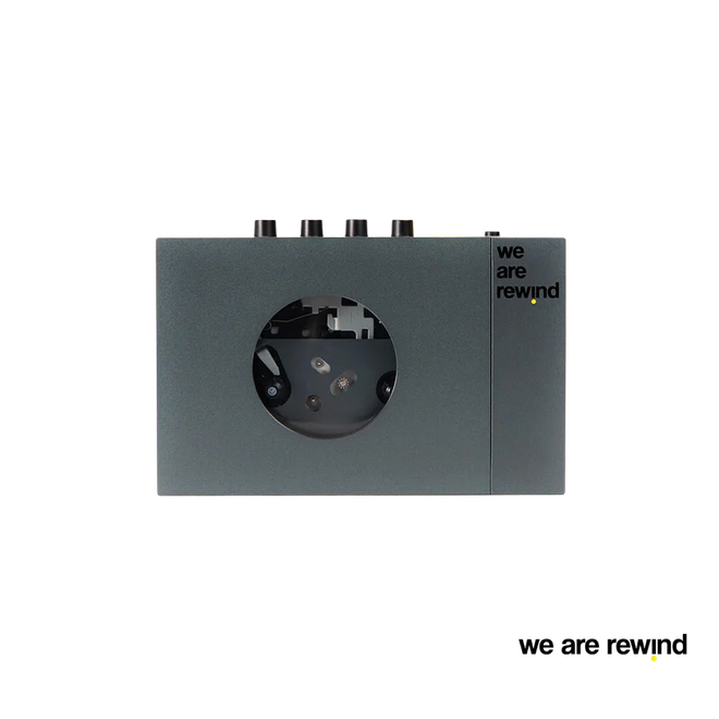 We Are Rewind Cassette Player Grey