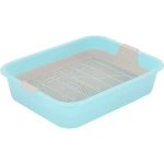 Лоток Мур-мяу (с сеткой) (голубой/бежевый)