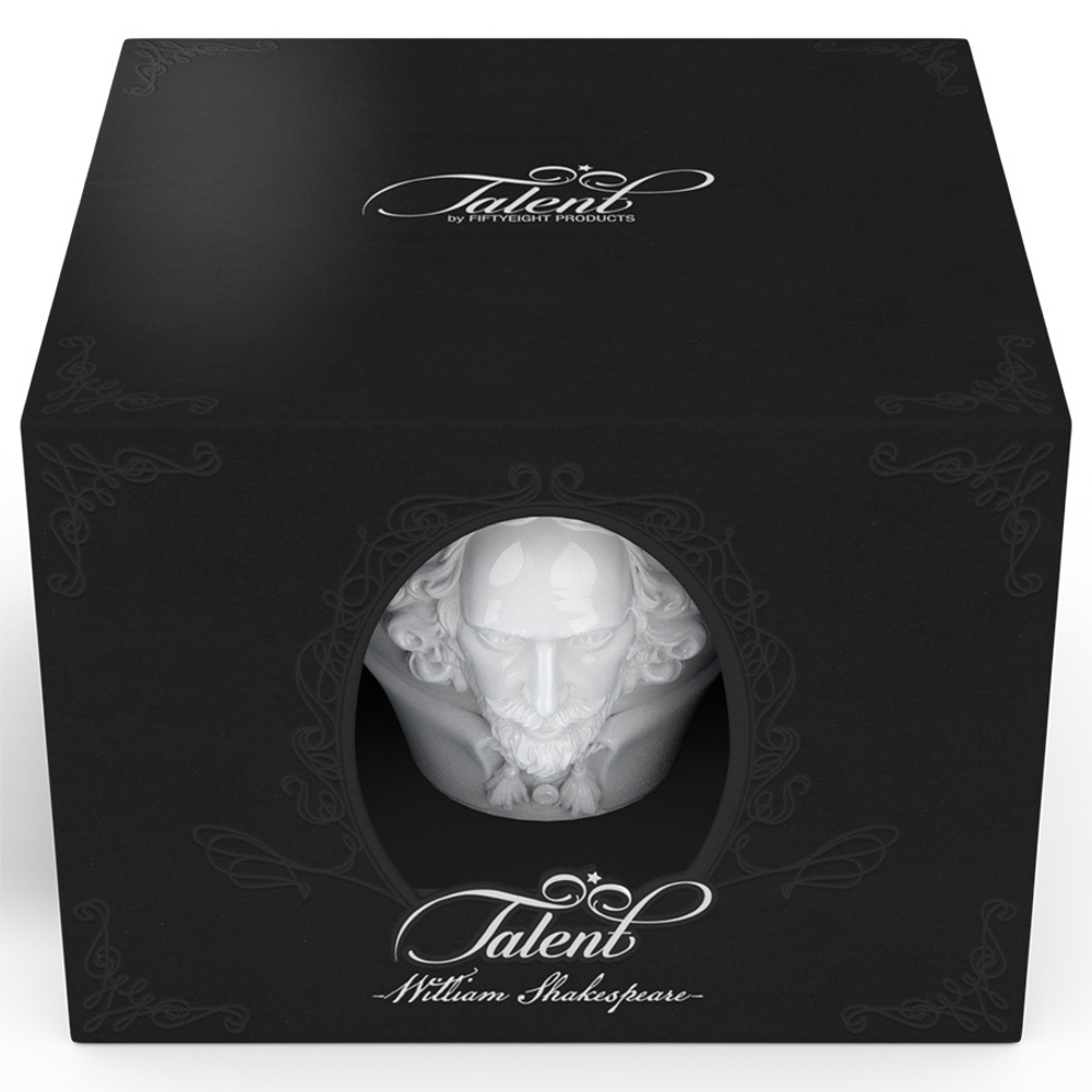 Чайная пара talent, william shakespeare, 260 мл, белая