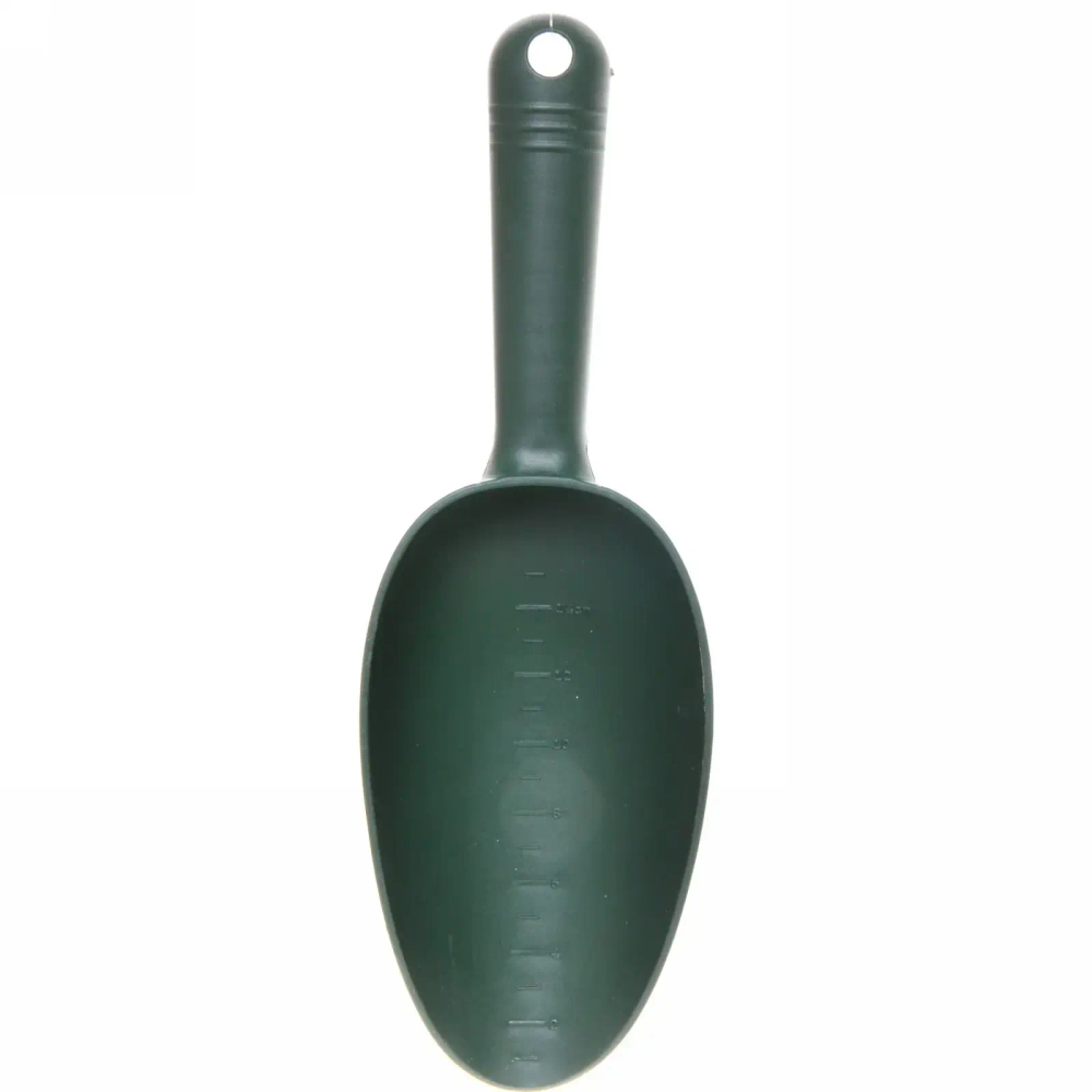 Совок посадочный для луковичных «Тюльпан» 29см с мерной шкалой (15см), пластиковая ручка ДоброСад