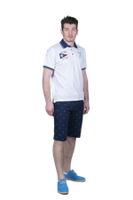 Рубашка-поло мужская Riccardo Ricci, белый 630216