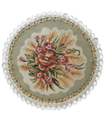 Декоративная сервировочная салфетка (d 30) Маки