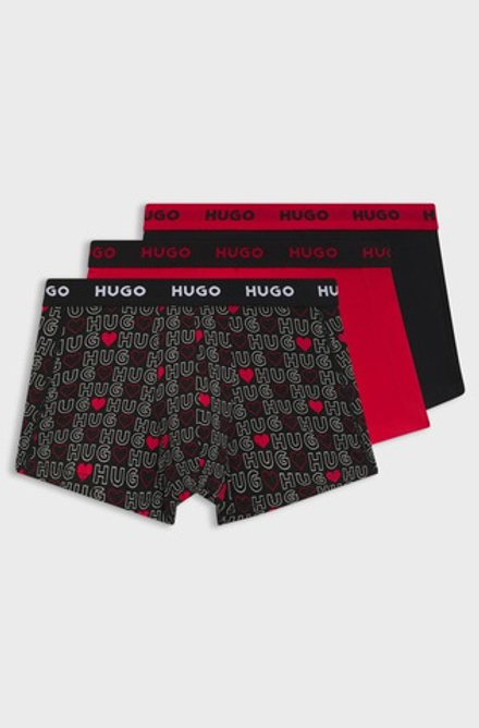 Трусы мужские HUGO TRUNK TRIPLET DESIGN