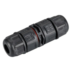 Коннектор прямой NEO-CON-I-2pin-BK (3-7mm, IP67) (Arlight, IP67 Пластик, 3 года) 024936