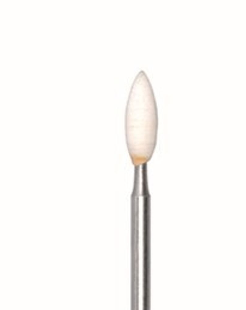 Камни абразивные для композитов 666.RA.025.ARK , &quot;Арканзас&quot; белые, 1 шт. Форма: бутон тонкий, JOTA, Швейцария