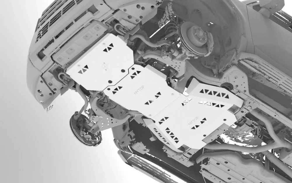 Защита днища для Lexus GX 550 GX550 2024+ Лексус защита картера и КПП