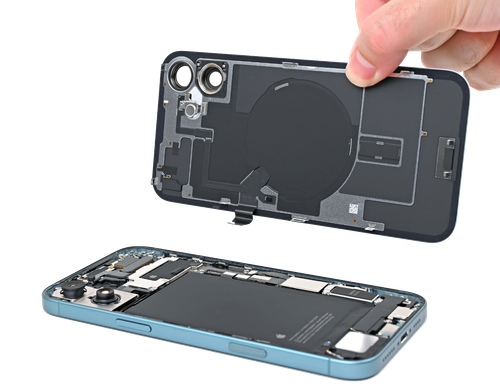 Замена заднего стекла на iPhone 16 Plus