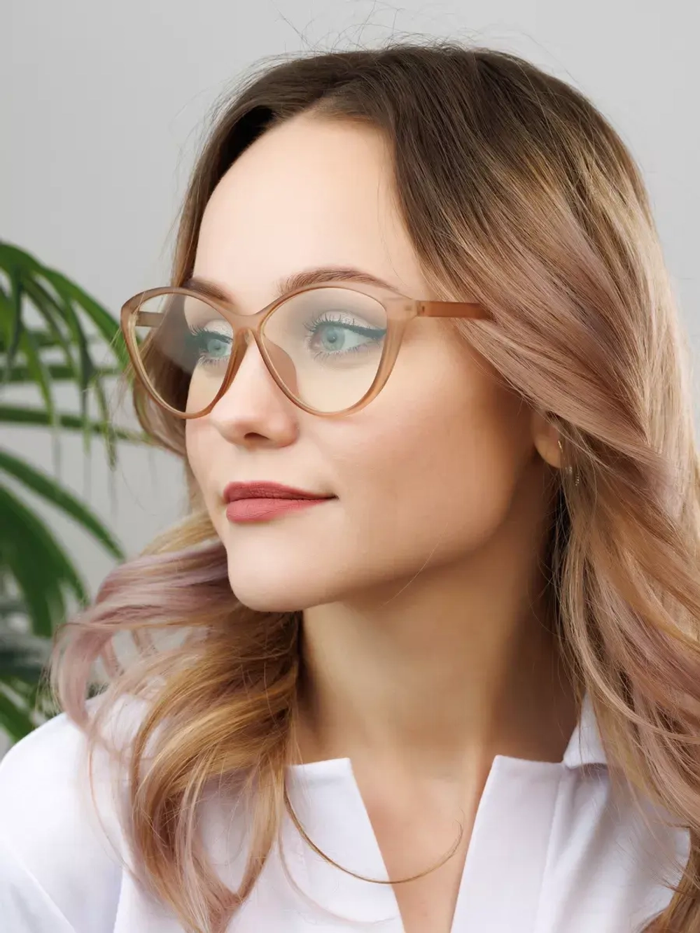 Очки для компьютера имиджевые защитные прозрачные нулевки