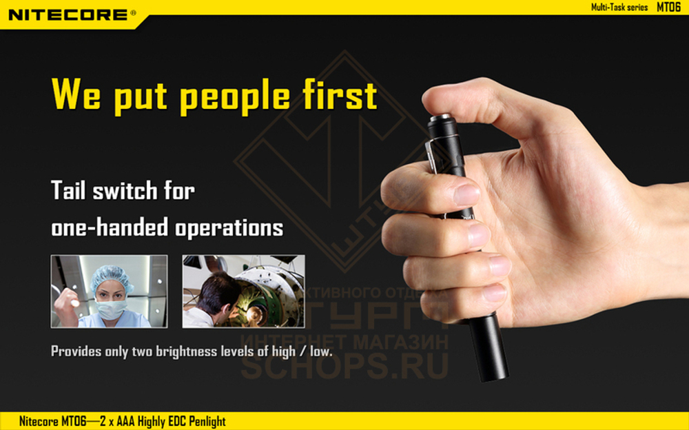 Фонарь Nitecore MT06