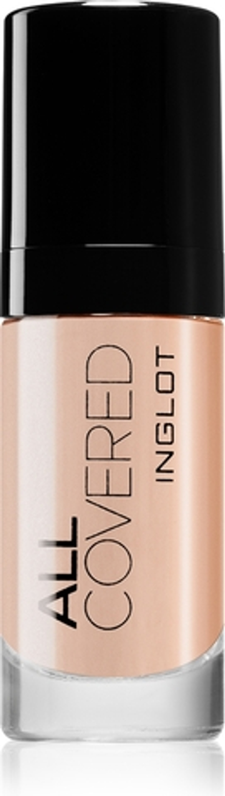 Inglot All Covered - Тональная основа: травялый подклад оттенок LC 010, 30 ml