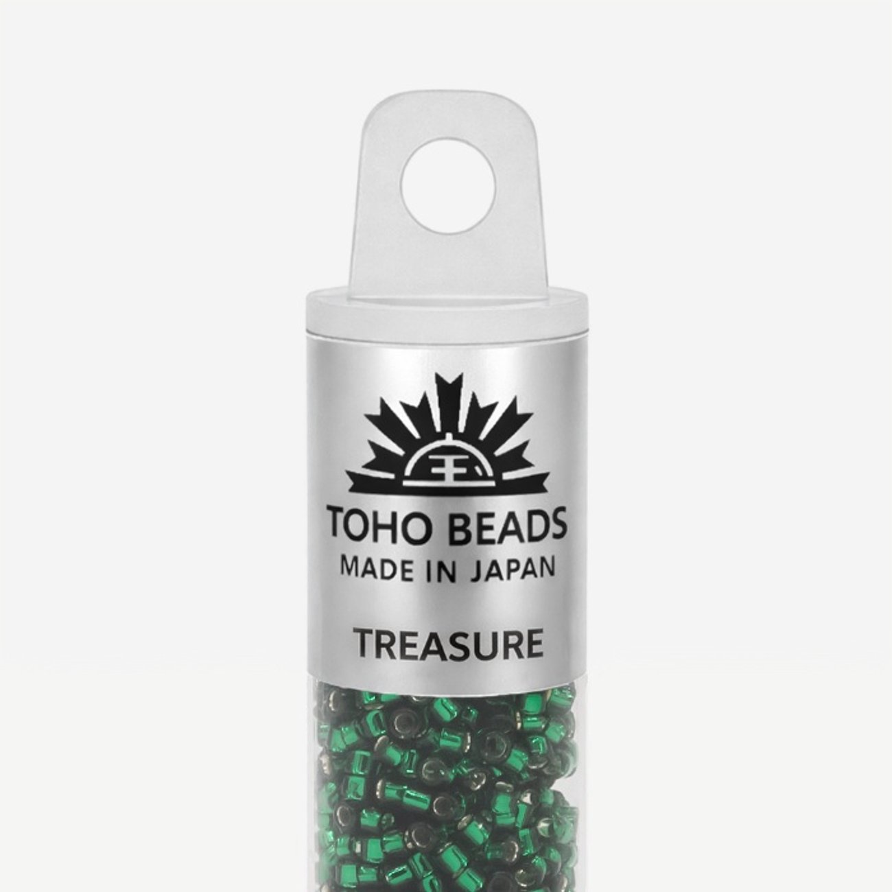 Японский бисер TOHO Treasure (№36), с внутренним серебрением, прозрачный