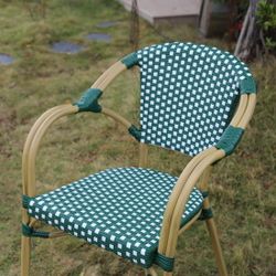 "Кабри" плетеный стул из искусственного ротанга, цвет зеленый