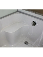 Душевая кабина RIVER  NARA 150/80/55 MT 150х80 см,  матовое стекло, поддон высокий, крыша