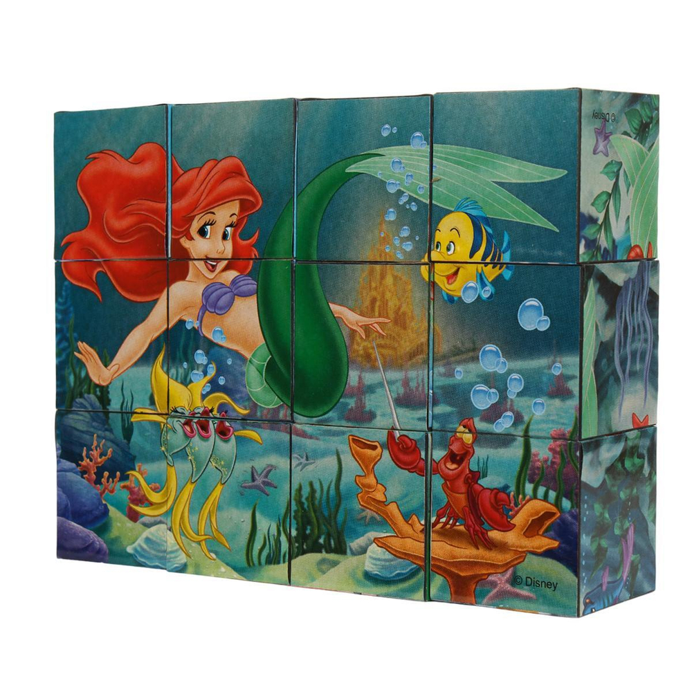 Кубики 12шт. Disney "Русалочка" (Степ пазл)