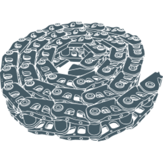 Цепь гусеничная в сборе