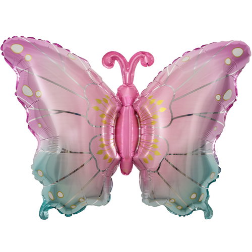 Фигура Нежная бабочка, Розовый, Градиент 32" Fl