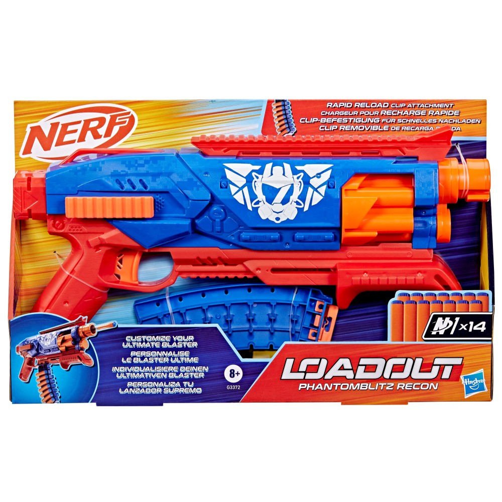 Hasbro G3372 — Бластер Nerf Loadout «Phantomblitz Recon» с 14 стрелами G3372 — фото 2