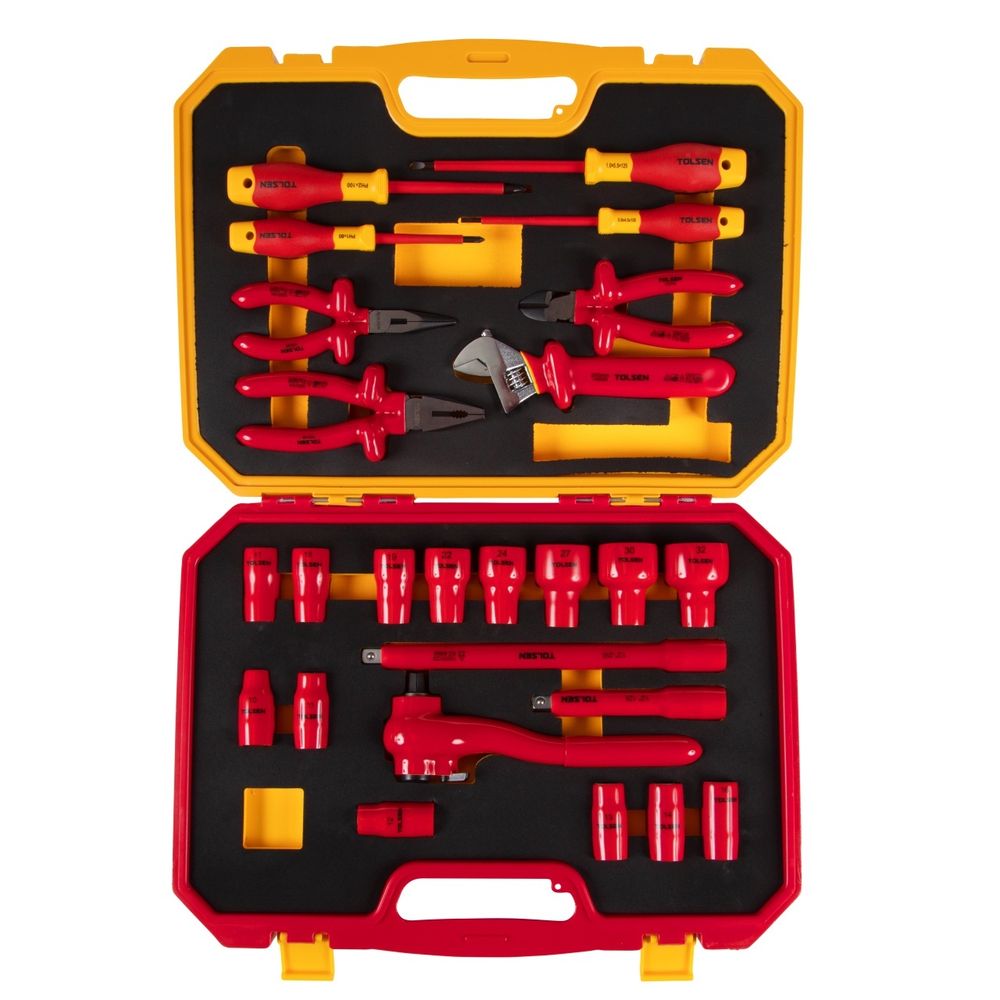 TOLSEN (TTV83825) Набор инструментов диэлектрических, универсальный, 25 предметов