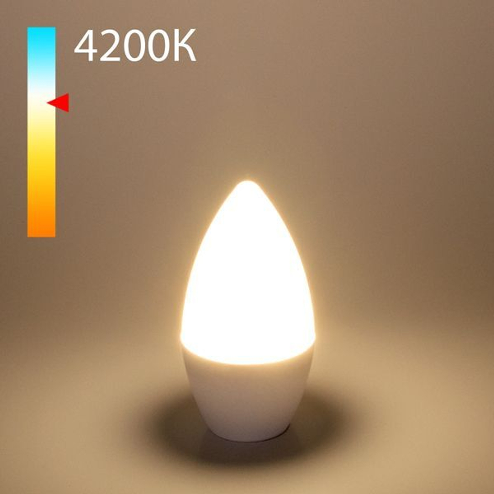 Светодиодная лампа Свеча C37 8W 4200K E14 BLE1403