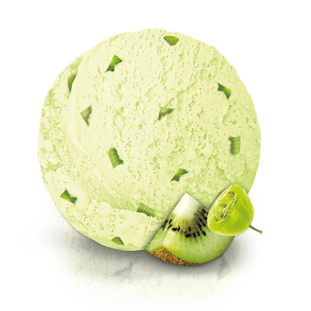 Десерт взбитый &quot;Киви-крыжовник&quot; 1кг. кювет Морозпродукт