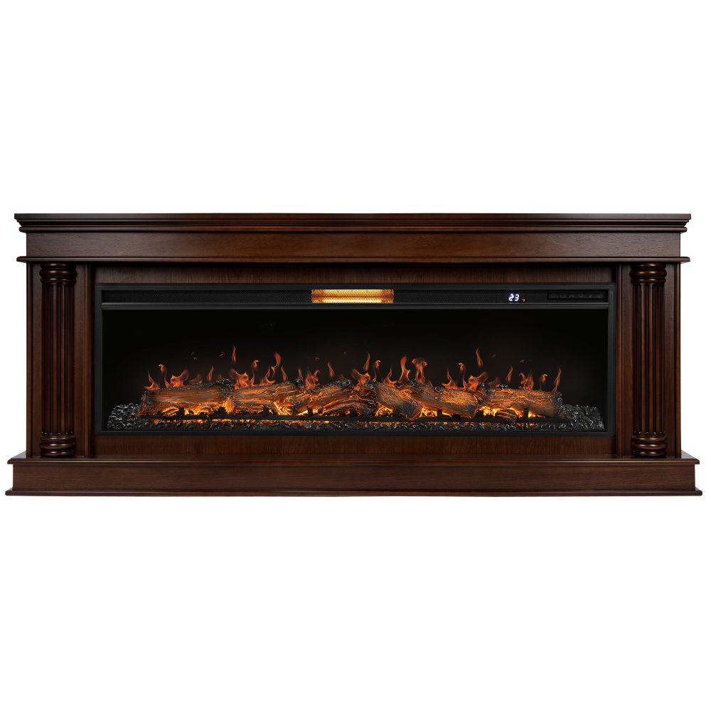 Каминокомплект: Очаг Royal Thermo Aurora RTFP/P-AR60LS, портал Olympia 60 CO, канадский дуб