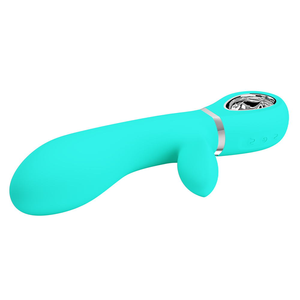 Вибратор Pretty Love Thomas Бирюзовый BI-014621-4