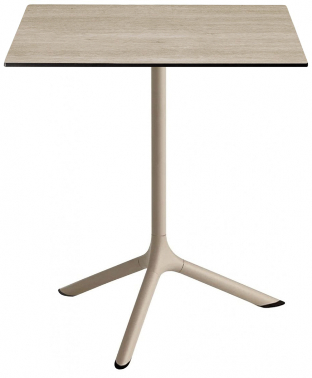 Стол ламинированный обеденный складной Scab Design Tripe Folding, тортора, состаренный дуб тортора