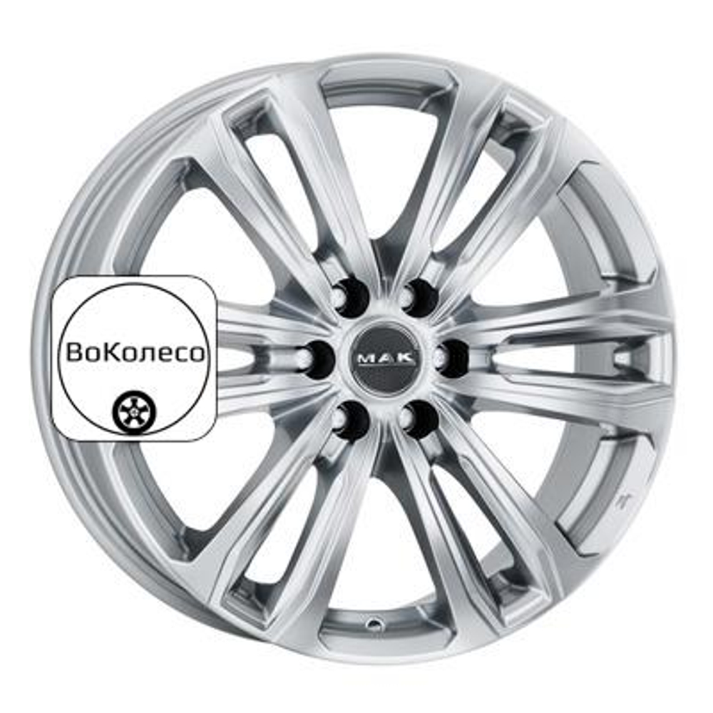 8x18/6x139,7 ET30 D100,1 Safari 6 Silver MAK