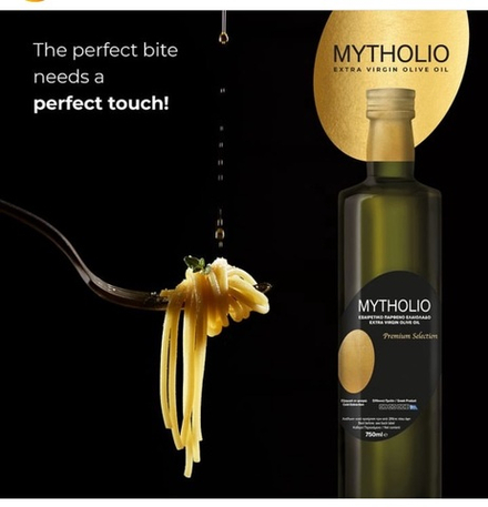 Оливковое масло греческое MYTHOLIO Extra Virgin Premium Selection, 500 мл, Греция