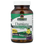 Nature's Answer, дамиана, 90 вегетарианских капсул (400 мг в 1 капсуле)