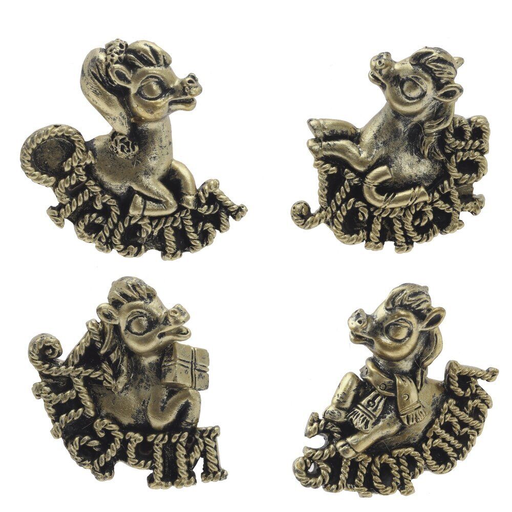 GAEM Магнит "Лошадка", L6,5 W2 H5,5 см, 4в.