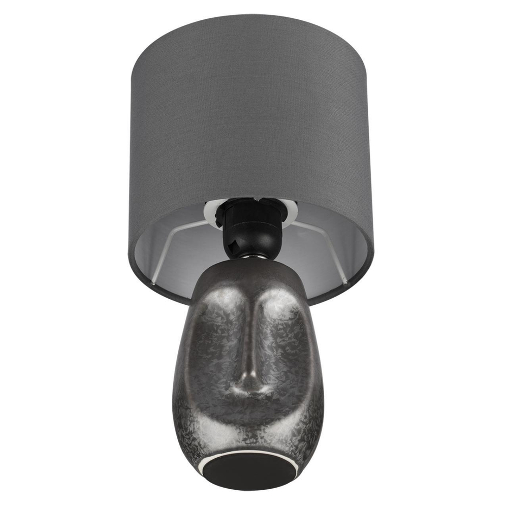 8147/1T MODERNI LN25 000 серый, керамика/текстиль Настольная лампа Е27 1*60W 220V AKIVI