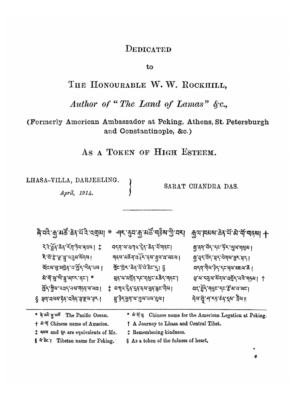 An introduction to the grammar of the Tibetan language, with the texts of Situhi sumrtags, Dag-je sal-wei mé-long and Situhi shal-lung | Sarat Chandra Das