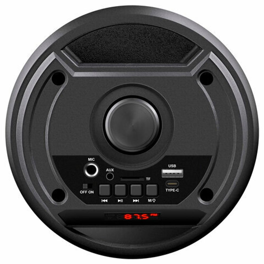Колонка портативная DEFENDER Crashboom, 16 Вт, 1800 мАч, Bluetooth, FM, Type-C, черная, 65085