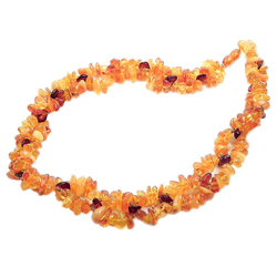 Бусы "Ягодка" янтарь микс