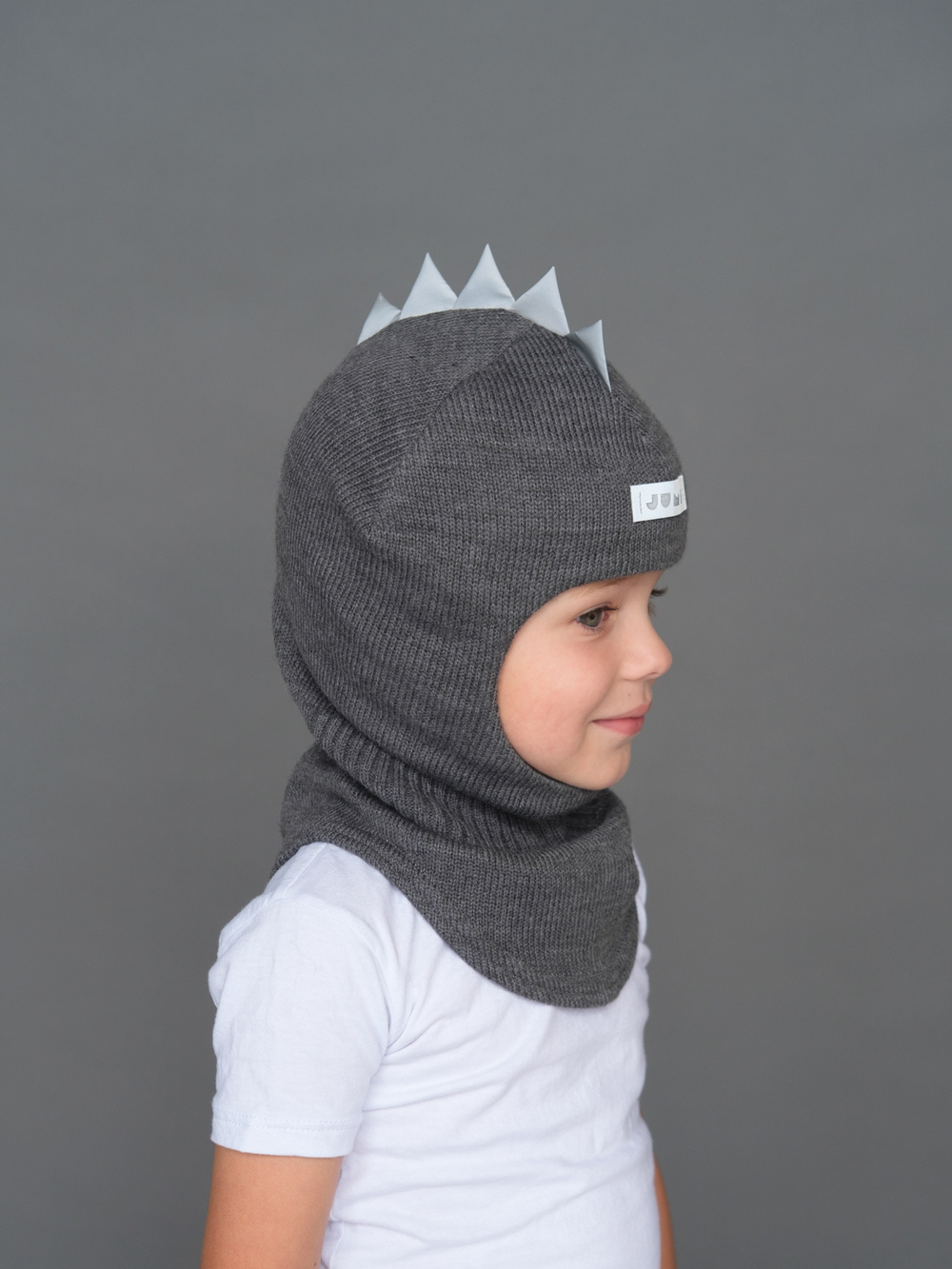 Шлем весенний/осенний вязаный (Имбирь) ОРЕО