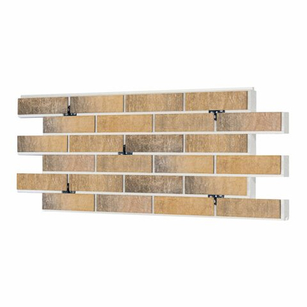 Клинкерная термопанель ППС Beryoza Ceramica Sandia Песочный 1020х455 мм