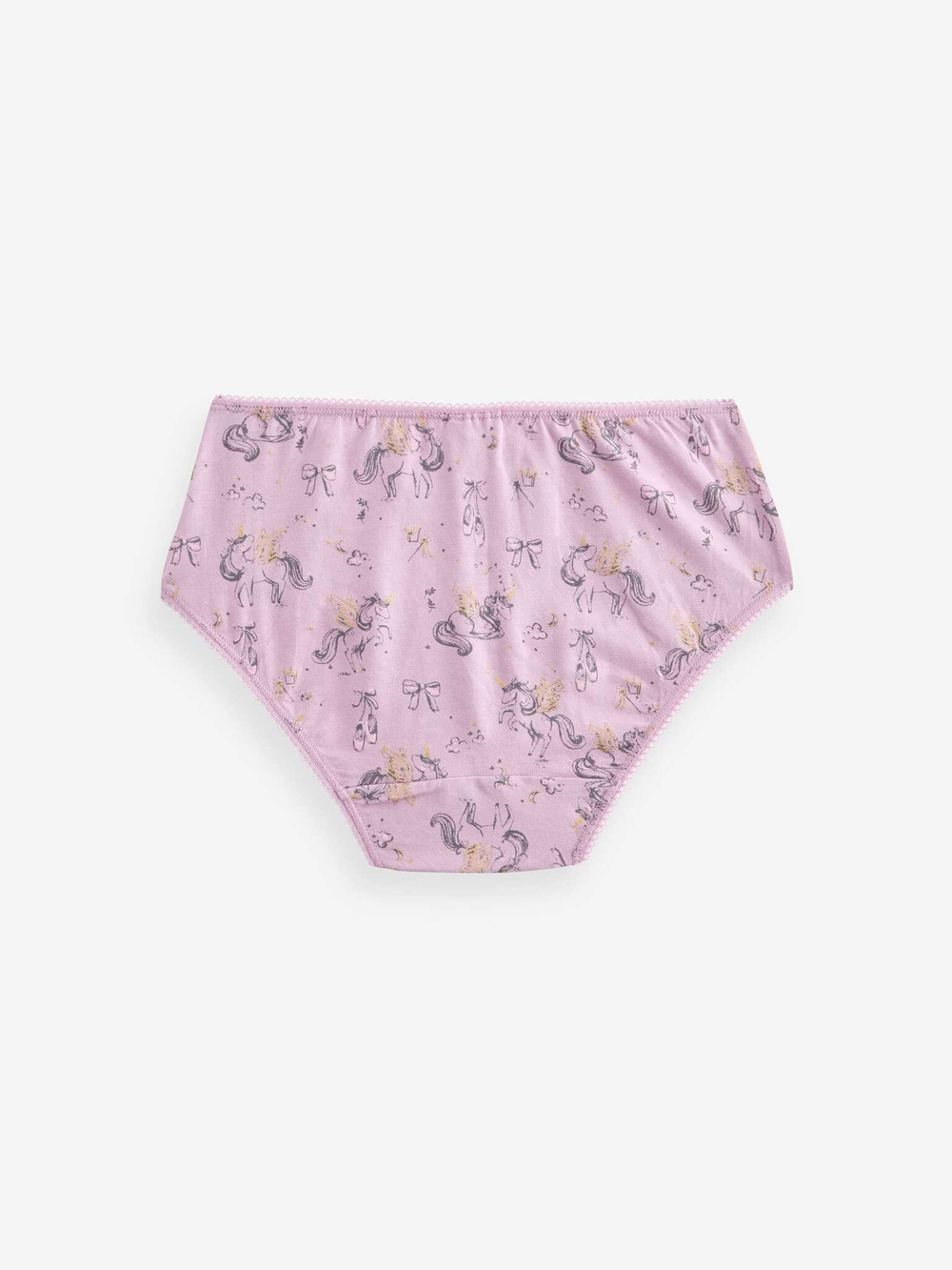 Трусы для девочки Next 261-882, 10 шт., Розовый, Сиреневый
