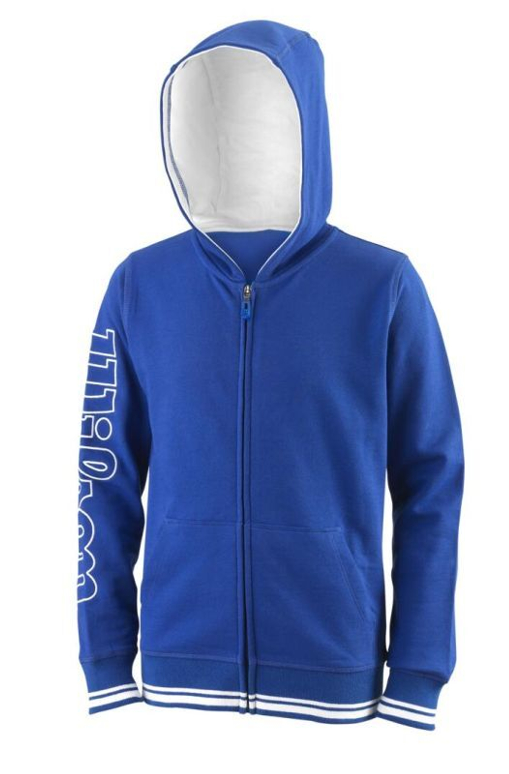 Кофта для мальчика теннисная Wilson Y Team II FZ Hoody - team royal