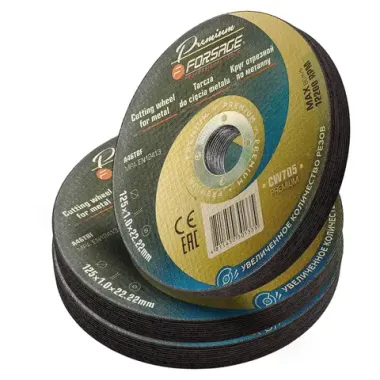 Круг отрезной по металлу 125x1x22,2мм(30шт к-т) Forsage F-CW705 PREMIUM[30шт к-т]