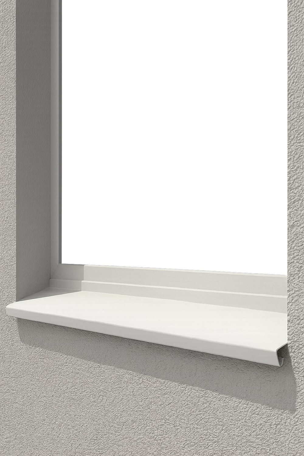 Отлив оконный, длина 1250мм, полка 250мм, Белый (RAL9003), 0,45мм, комплект 2 шт.